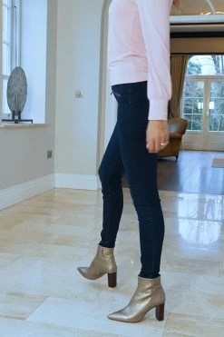 Dark Indigo Zip Detail Jeggings 13 Dark Indigo Zip Detail Jeggings -Trendora Shop 239dca898e17e4cd20c58a24dad7dbb9b409a020