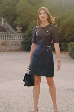 Black Leather Dress With Pocket Detail 11 Black Leather Dress With Pocket Detail -Trendora Shop 6690bfe77a6f37ee45f7b80f161f1aa1eb0d1499