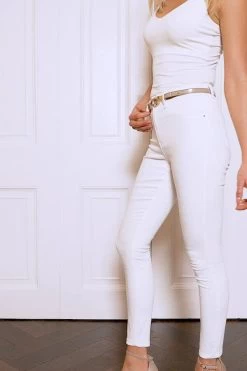White Perfect Skinny Jeans 15 White Perfect Skinny Jeans -Trendora Shop 6b7fac582070d01dedaeacde1d43b331c0be3ff2