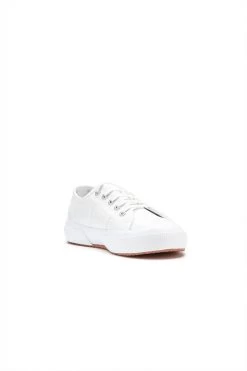 Superga 2750 Classic White Leather Trainers -Trendora Shop 9a2ddb84b01b8b2b76488b52f035a55a5eef8589