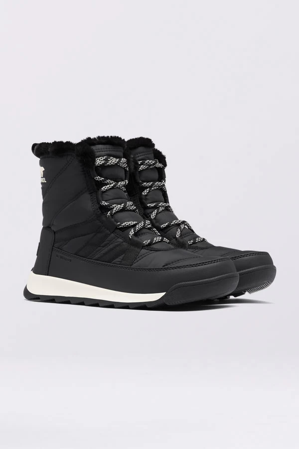Sorel Black Fleece Lined Lace Up Hiker Boot 2 Sorel Black Fleece Lined Lace Up Hiker Boot - Image 2
