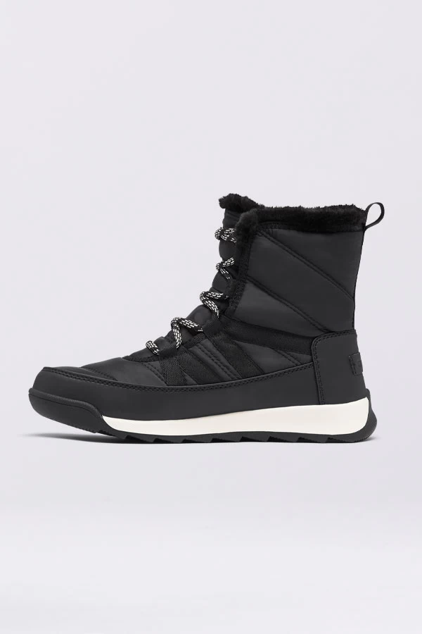 Sorel Black Fleece Lined Lace Up Hiker Boot 3 Sorel Black Fleece Lined Lace Up Hiker Boot - Image 3