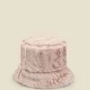 Taupe Faux Fur Bucket Hat