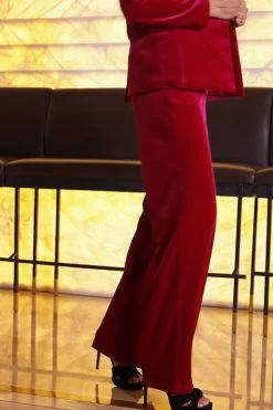 Raspberry Pink Velvet Wide Leg Trousers 13 Raspberry Pink Velvet Wide Leg Trousers -Trendora Shop a2fdb79077d3c49dff57000a4e1b752d9e8454ff