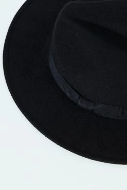 Ruth Black Fedora Hat -Trendora Shop accessory 229