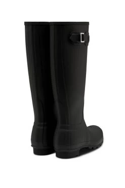 Hunter Original Black Tall Wellington Boots -Trendora Shop black 3