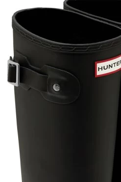 Hunter Original Black Tall Wellington Boots -Trendora Shop black 5