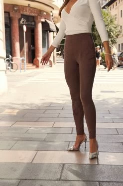 Taupe Faux Suede Seam Detail Premium Leggings 13 Taupe Faux Suede Seam Detail Premium Leggings -Trendora Shop cf88d35b6427d97b0b3c69b49d31dcb099b496c1