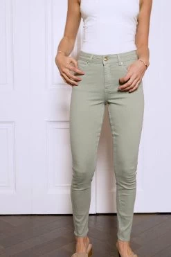 Sage Green Perfect Skinny Jeans -Trendora Shop d81c4febca84a655ff72b507e2e4c970b601ff4d