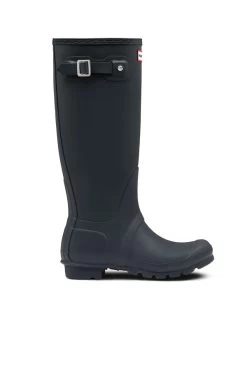 Hunter Original Navy Blue Tall Wellington Boots 16 Hunter Original Navy Blue Tall Wellington Boots -Trendora Shop navy 1 1