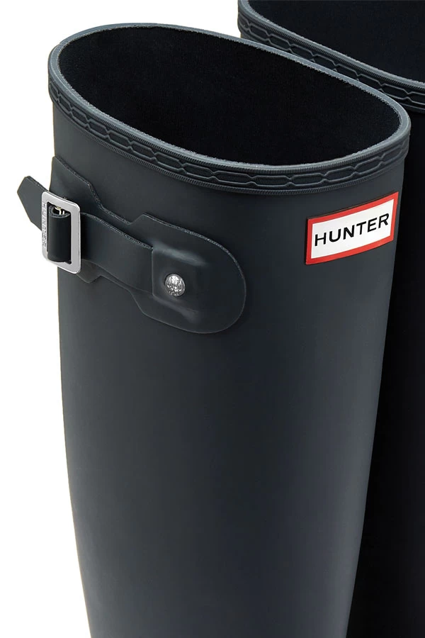 Hunter Original Navy Blue Tall Wellington Boots 9 Hunter Original Navy Blue Tall Wellington Boots - Image 9