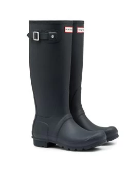Hunter Original Navy Blue Tall Wellington Boots 15 Hunter Original Navy Blue Tall Wellington Boots -Trendora Shop navy 5