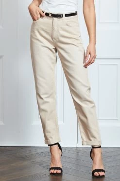 Ecru Girlfriend Jeans 14 Ecru Girlfriend Jeans -Trendora Shop s107 girlfriend jean 004