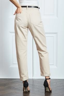 Ecru Girlfriend Jeans 16 Ecru Girlfriend Jeans -Trendora Shop s107 girlfriend jean 037