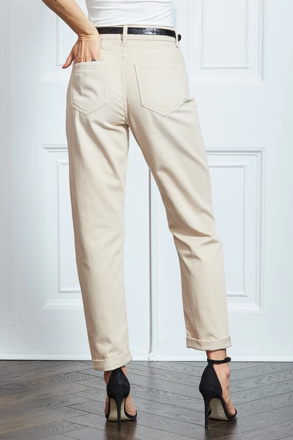 Ecru Girlfriend Jeans 7 Ecru Girlfriend Jeans - Image 7