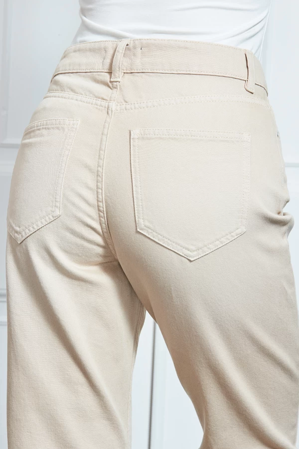 Ecru Girlfriend Jeans 9 Ecru Girlfriend Jeans - Image 9