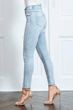 Light Wash Perfect Skinny Jeans -Trendora Shop s10 s20bd002dm ss19or01we 024