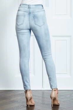 Light Wash Perfect Skinny Jeans -Trendora Shop s10 s20bd002dm ss19or01we 033