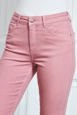 Dusky Pink Perfect Skinny Jeans -Trendora Shop s15 s20bd002pk s21tj232 066