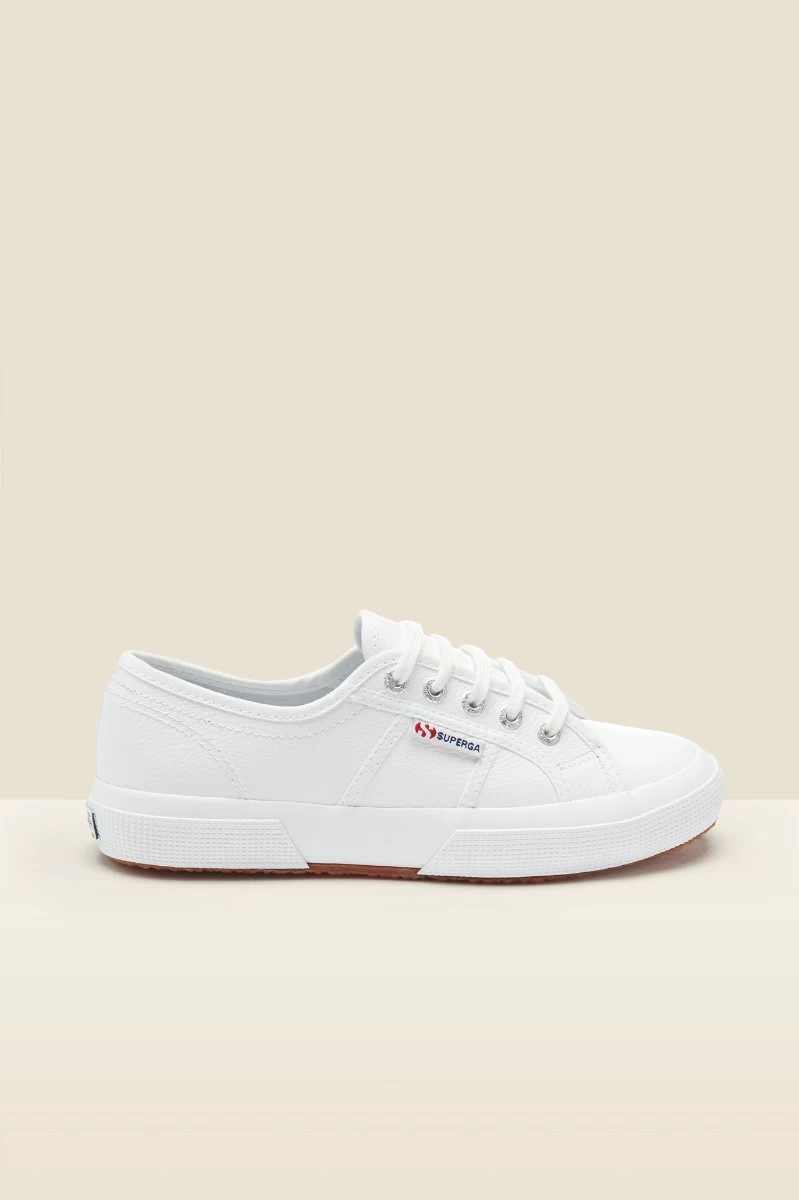 Superga 2750 Cotu Classic White Canvas Trainers 4 Superga 2750 Cotu Classic White Canvas Trainers - Image 4