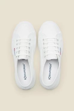 Superga 2750 Cotu Classic White Canvas Trainers 12 Superga 2750 Cotu Classic White Canvas Trainers -Trendora Shop s20xf001we0001 c