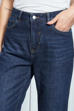 Dark Indigo Girlfriend Jeans 11 Dark Indigo Girlfriend Jeans -Trendora Shop s21 s20bd008be s21tj20 182