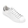 Victoria Cava Grey Glitter Back White Leather Trainers