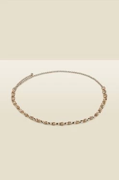 Gold Oval Chain Link Belt
