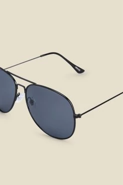 Black Aviator Sunglasses 7 Black Aviator Sunglasses -Trendora Shop s23ac023bk b