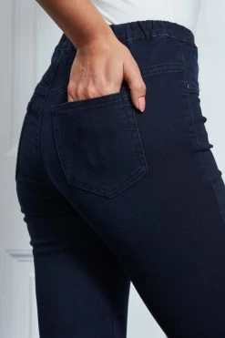 Dark Indigo Blue Perfect Jeggings -Trendora Shop s26 s21bd016i 030