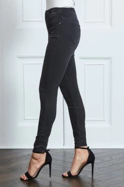 Charcoal Grey Perfect Jeggings 15 Charcoal Grey Perfect Jeggings -Trendora Shop s27 s21bd016gy 014