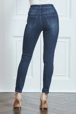 Dark Indigo Perfect Skinny Jeans -Trendora Shop s6 s20bd002io 041