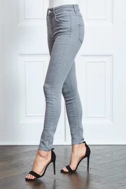Light Grey Perfect Skinny Jeans 10 Light Grey Perfect Skinny Jeans -Trendora Shop s9 s20bd002gy0003 016