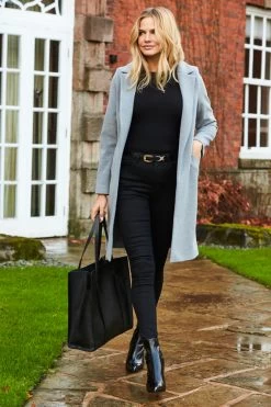 Black Patent Leather Shaped Heel Ankle Boot 9 Black Patent Leather Shaped Heel Ankle Boot -Trendora Shop shot 14 s20ow022gy002 s20tk010bk0001 062 1