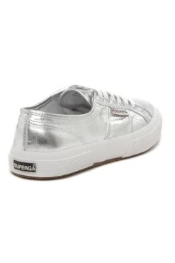 Superga 2750 Silver Metallic Trainers -Trendora Shop superga silver 2 1
