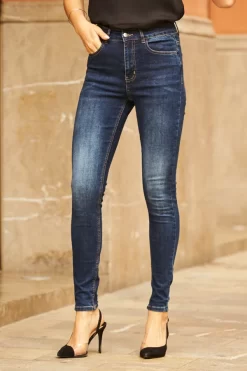 Grace Dark Indigo Skinny Jeans -Trendora Shop web 09 a20ow051bk 116