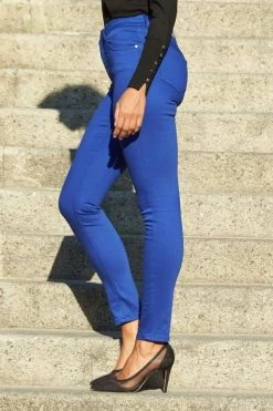 Cobalt Blue Perfect Skinny Jeans -Trendora Shop web 12 s20bd002be0001 a20tk001bk 098