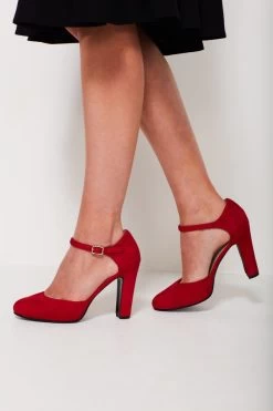 Red Suede Shoe -Trendora Shop web 080118 sosandar january ecom 17 ss18fw03 1241 video