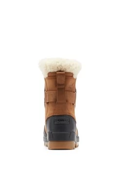Sorel Tan Leather Shearling Collar Hiker Boots -Trendora Shop web 1930321 242 b