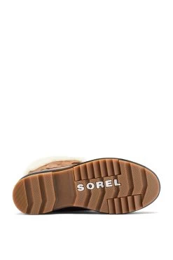 Sorel Tan Leather Shearling Collar Hiker Boots -Trendora Shop web 1930321 242 o