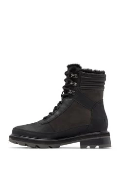Sorel Black Lace Up Hiker Boots -Trendora Shop web 2009271 093 m