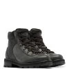 Sorel Black Short Laced Up Hiker Boot