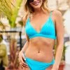 Azure Blue Knot Detail Bikini Top
