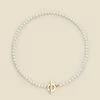 Gold Toggle Detail Pearl Necklace