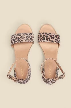 Mila Leopard Print Suede Ankle Strap High Wedge Espadrille 5 Mila Leopard Print Suede Ankle Strap High Wedge Espadrille -Trendora Shop web 2305 box s23fw041ld0001 c