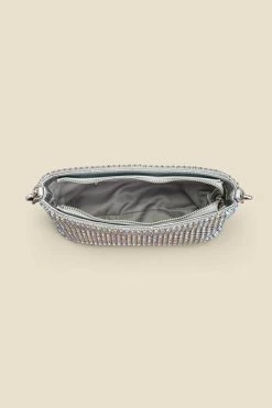 Silver Rhinestone Clutch Bag 7 Silver Rhinestone Clutch Bag -Trendora Shop web 2307 box a23ac009mc0005 d