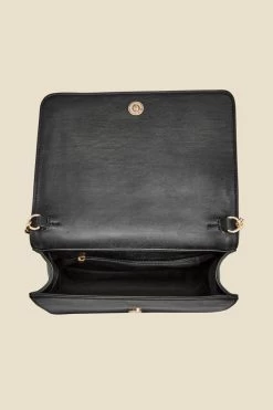 Dogtooth Black Trim Chain Detail Cross Body Bag 9 Dogtooth Black Trim Chain Detail Cross Body Bag -Trendora Shop web 2307 box a23ac011bk0001 d