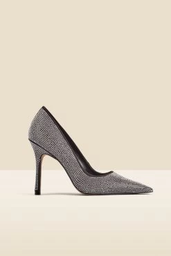 Silver Sparkling Diamante WOW Court Shoes -Trendora Shop web 2308 box a23fw076mc0005 a