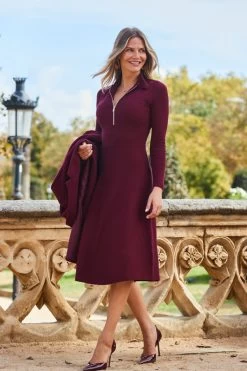 Wine Patent Leather Sweetheart Court Shoe -Trendora Shop web 2309 04 a23dk290rd0011 04 266 1