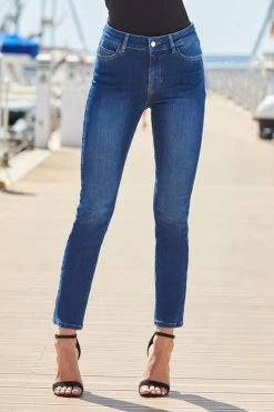 Dark Indigo Super Stretch Slim Leg Jeans -Trendora Shop web 37 s22tk921rd0001 167